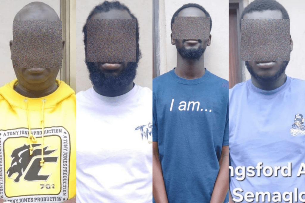 Police arrest 5 suspected robbers in Accra, retrieve firearms and ammunition