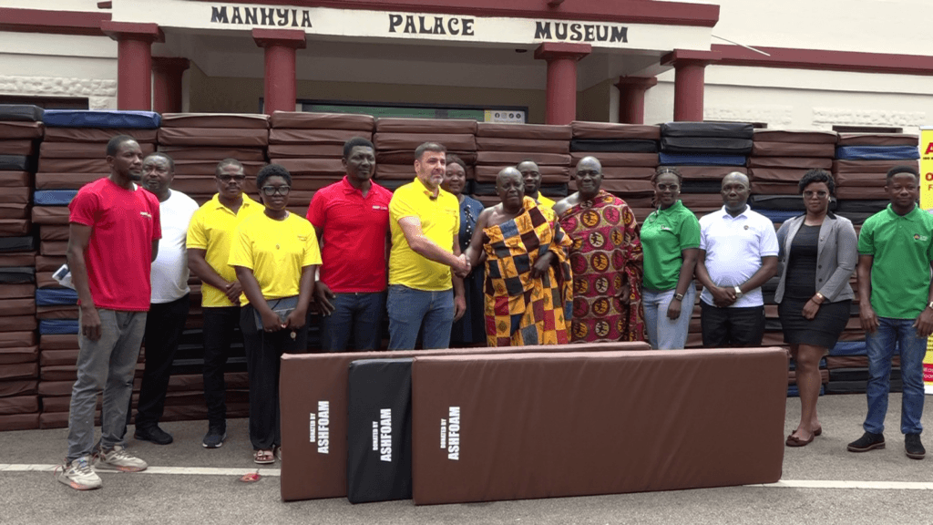 Ashfoam donates 600 mattresses to Otumfuo-funded female dormitory at Sefwi Wiawso SHS