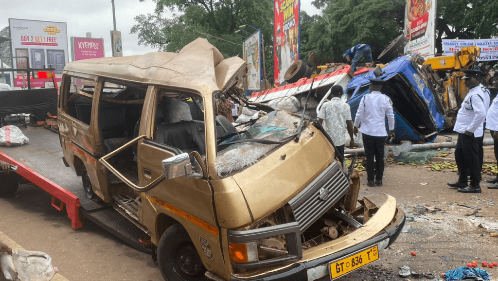 5 critically injured in accident at Asafo Labour Roundabout