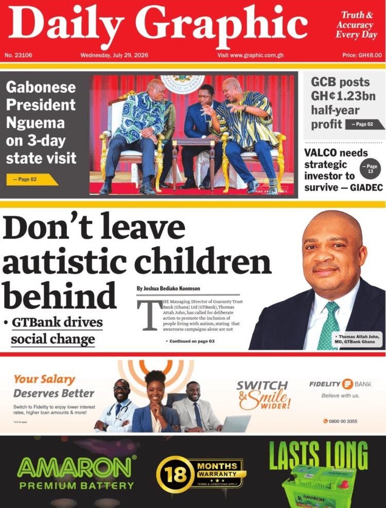 Today’s front pages: Wednesday, July 29, 2026