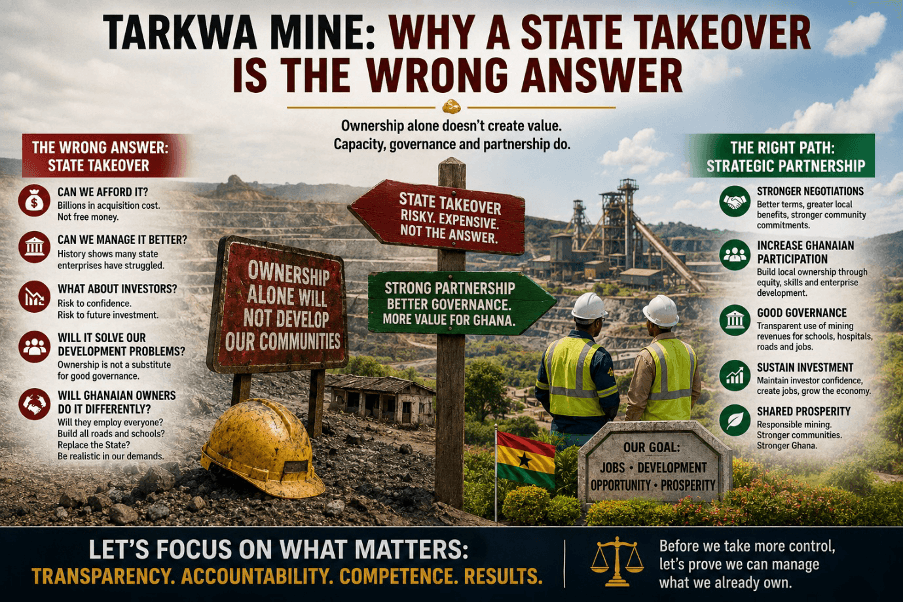 Tarkwa Mine: Why a state takeover is the wrong answer