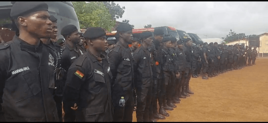 400 police officers deployed to support the enskinment of the Kpampayaa Naa Yakubu in Yendi