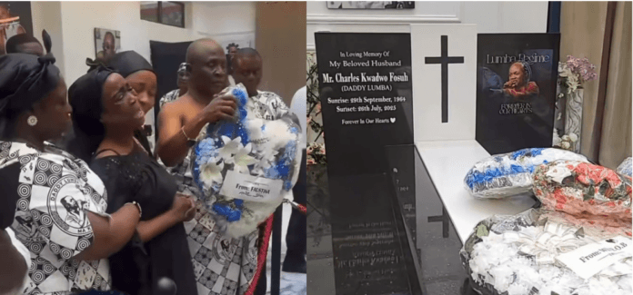 Emotional scenes as family marks One Year Anniversary of Lumba’s passing