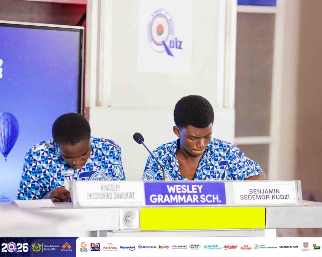 NSMQ 2026: Wesley Grammar escapes Kofi Agyei’s grasp in nail-biting battle to book one-eighth spot
