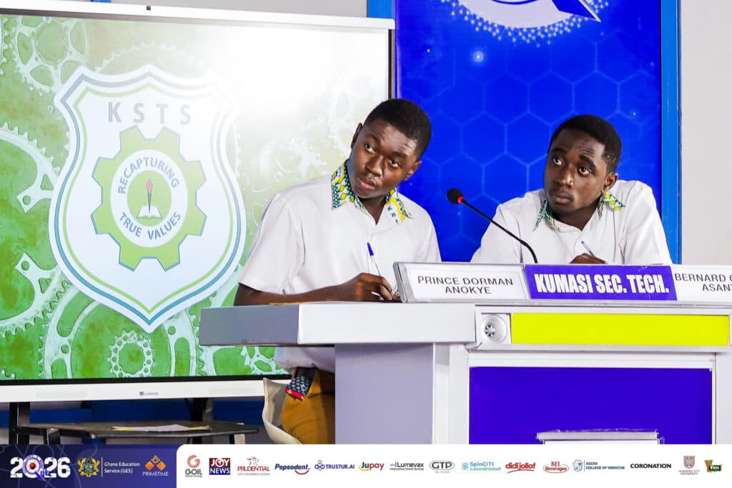 NSMQ 2026: Kumasi Sec. Tech. deny St. Mary’s one-eighth spot after late comeback bid