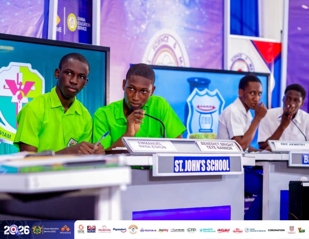NSMQ 2026: St. John’s School beat Benkum SHS, Nandom SHS to secure quarter-finals spot
