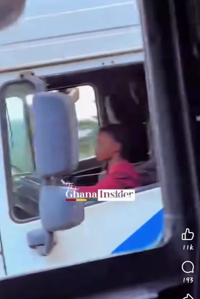 Police arrest two over viral video of 12-year-old driving articulated truck