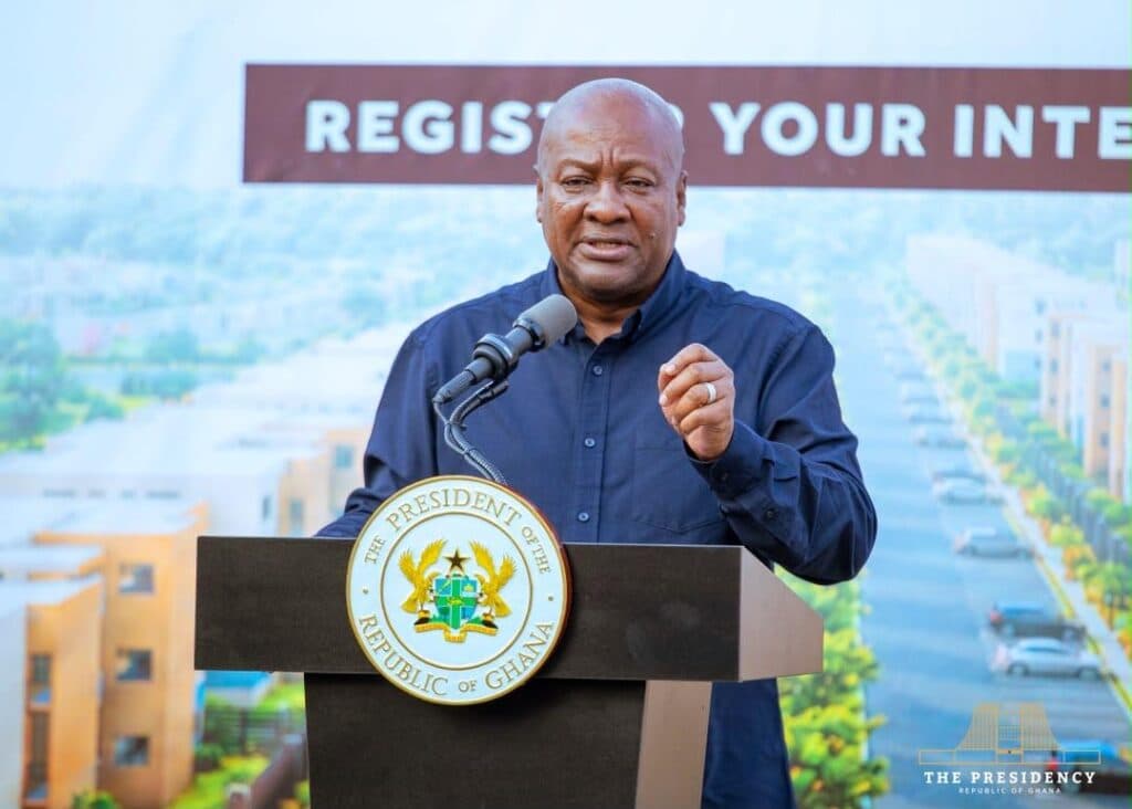 Mahama announces GH¢500m district housing programme; rollout to begin this year