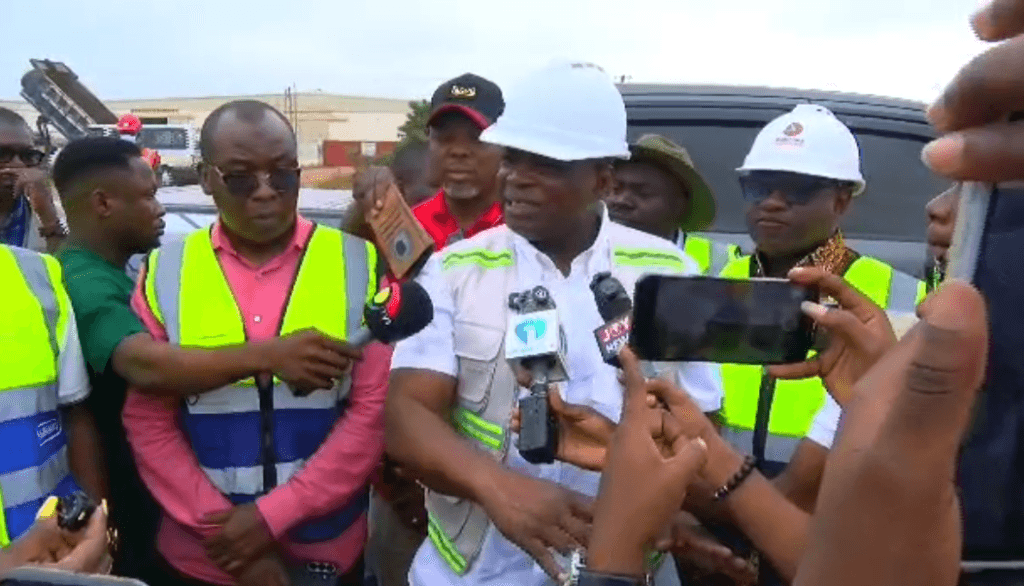 Agbodza orders contractors to accelerate work on 17km Tema-Aflao Road