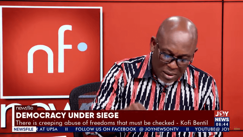 Ghana’s democracy is under a ‘creeping’ threat – Kofi Bentil warns