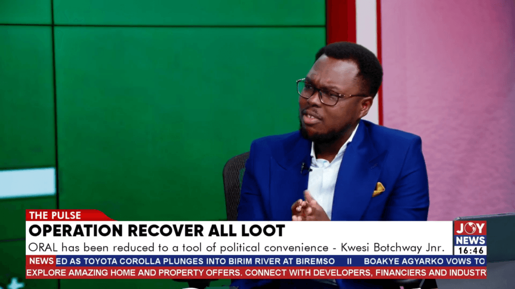 ORAL has been reduced to a tool for political convenience – Kwesi Botchway Jnr