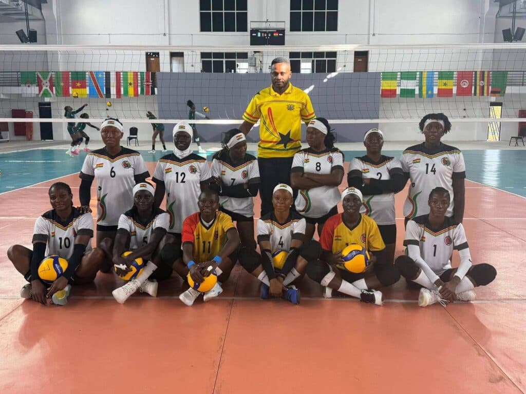 Ghana qualifies for quarterfinals of Africa Volleyball Nations Cup after beating Zambia