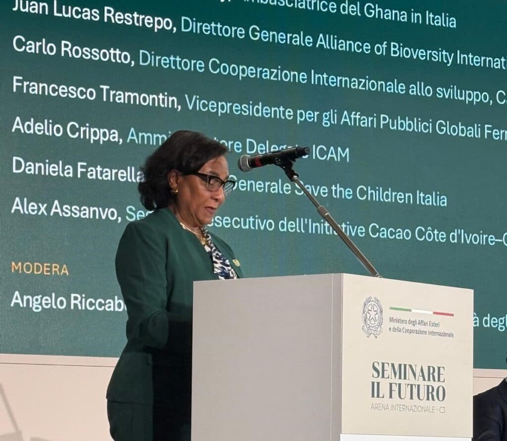 Ambassador Quartey highlights Ghana’s sustainable cocoa sector at Cocoa Connect Seminar in Rimini