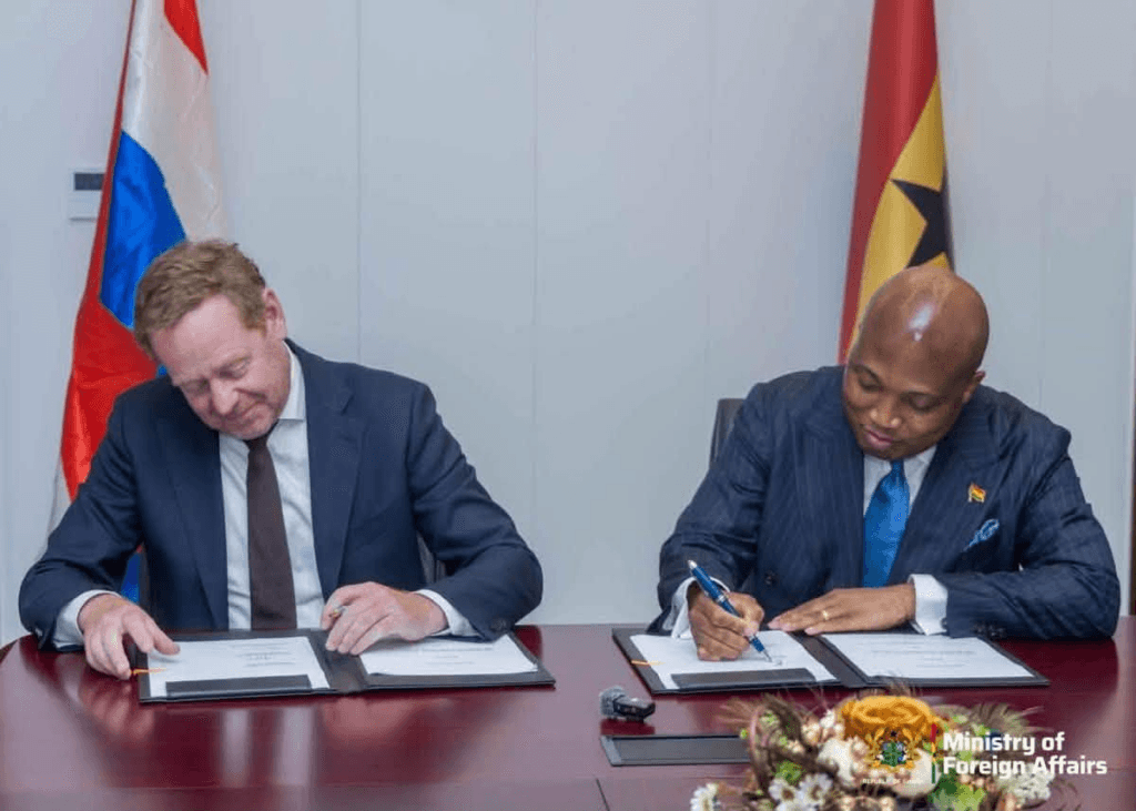 Ghana and Netherlands sign pact to combat illicit drugs and drug markets