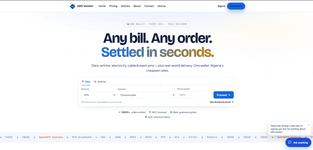 Top 10 online bill payment platforms in Nigeria