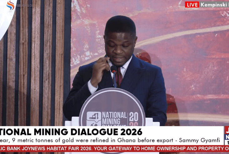 Nearly 9 metric tonnes gold refined locally this year – Sammy Gyamfi