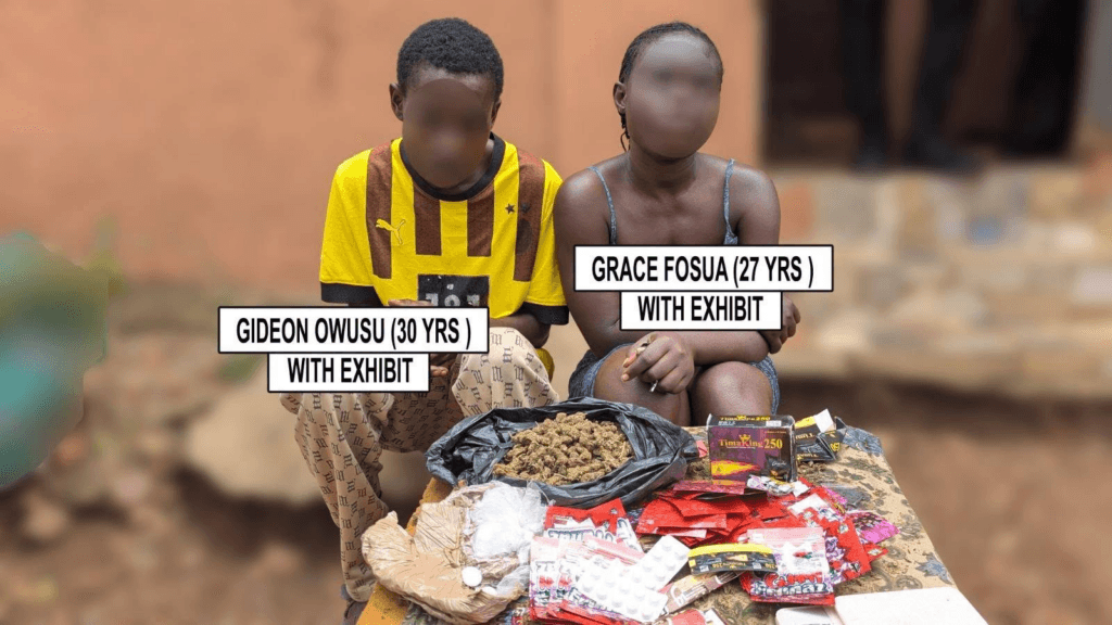 Police arrest seven in Ashanti Region narcotics crackdown