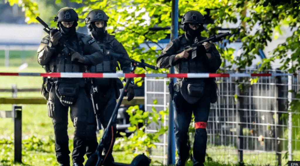 Manhunt after woman, 22, killed and five injured in Swiss shooting
