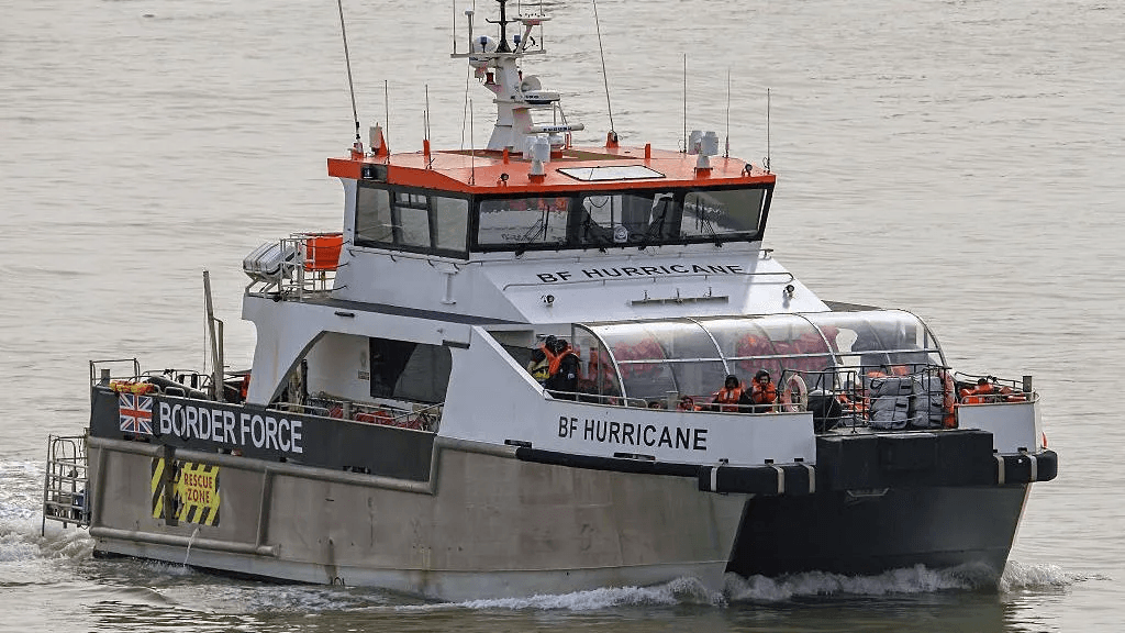 More than 150 migrants rescued after boat catches fire in Channel