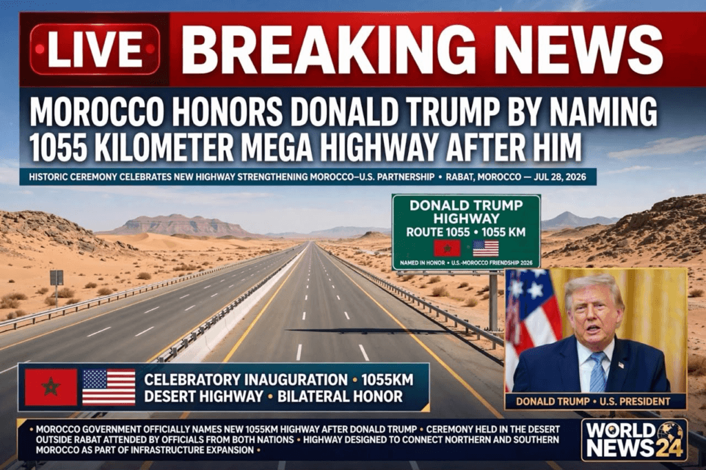 Morocco names major expressway after Donald Trump