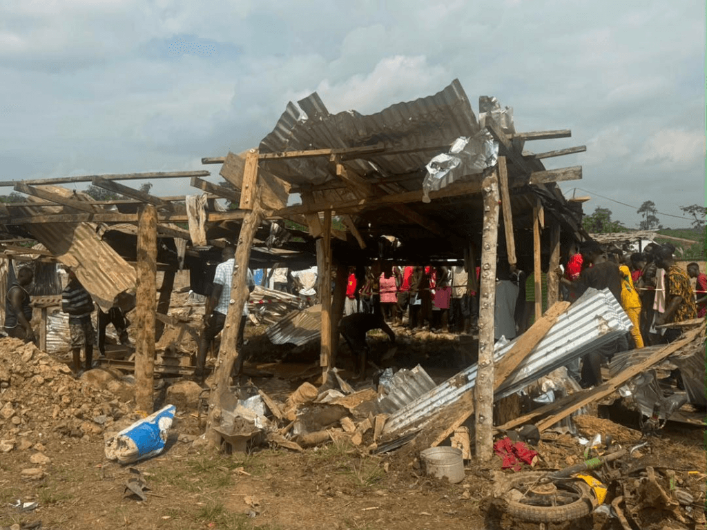 Three confirmed dead in Aboso explosion as police probe suspected illegal storage of explosives