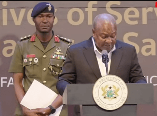 ‘Memory is an obligation of every grateful nation’ – Mahama pays tribute to helicopter crash victims