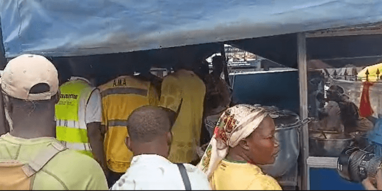 AMA fines Rawlings Park food vendors GH¢1,000 for defying National Sanitation Day directive