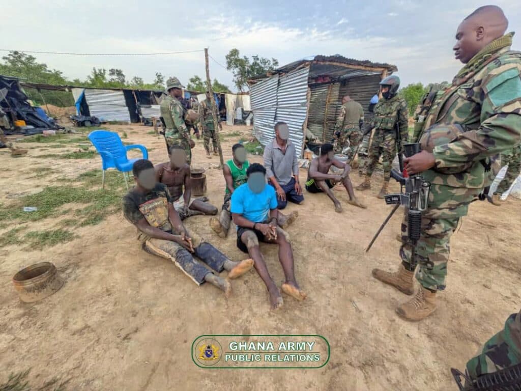 10 arrested in illegal mining operations at Kpali