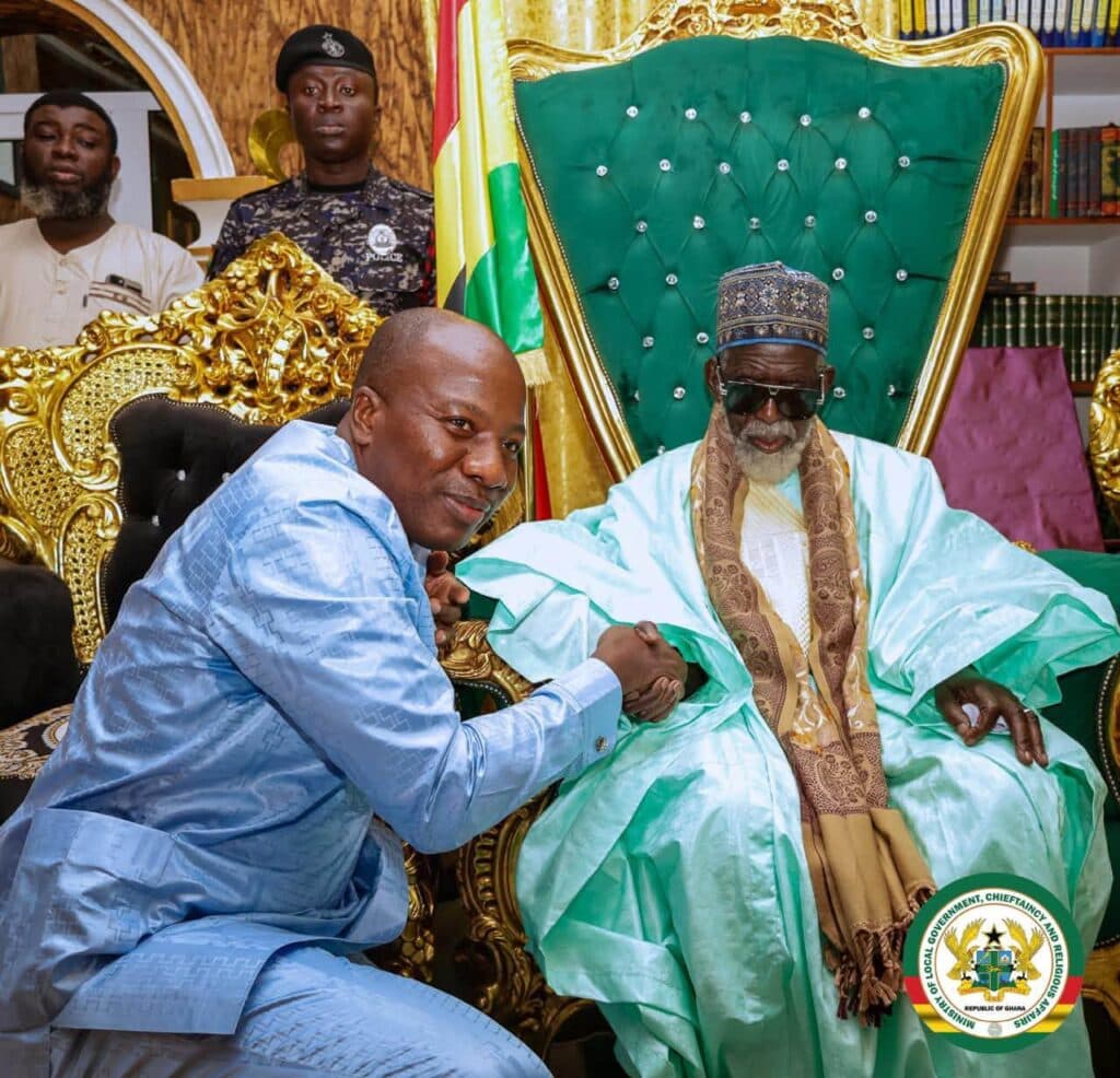 Mahama Ayariga seeks Chief Imam’s prayers, guidance in his new ministerial role