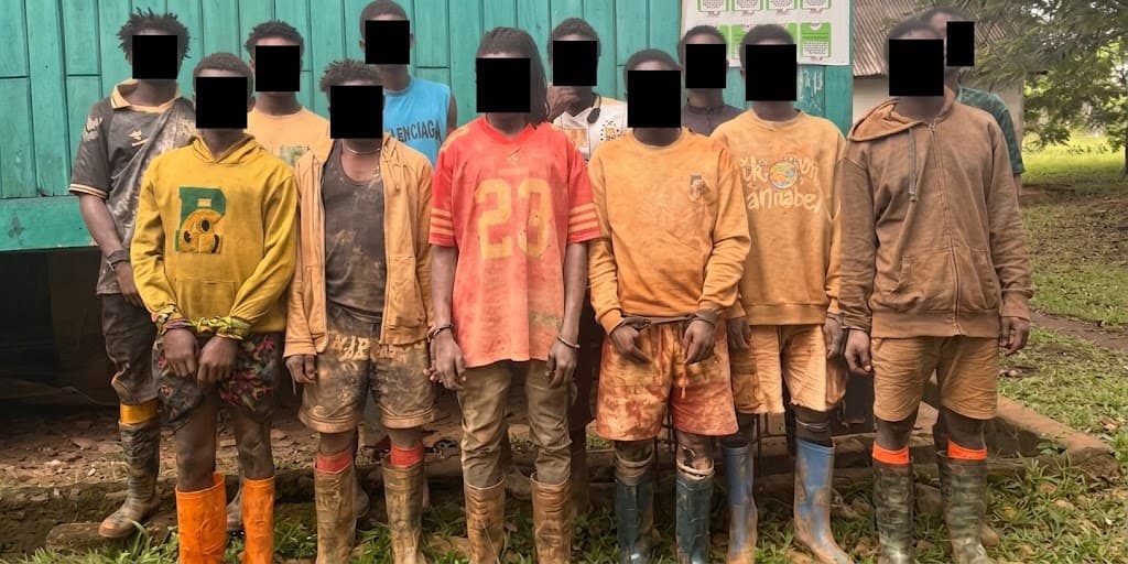 Forestry Commission arrests 12 illegal miners in Atewa Forest