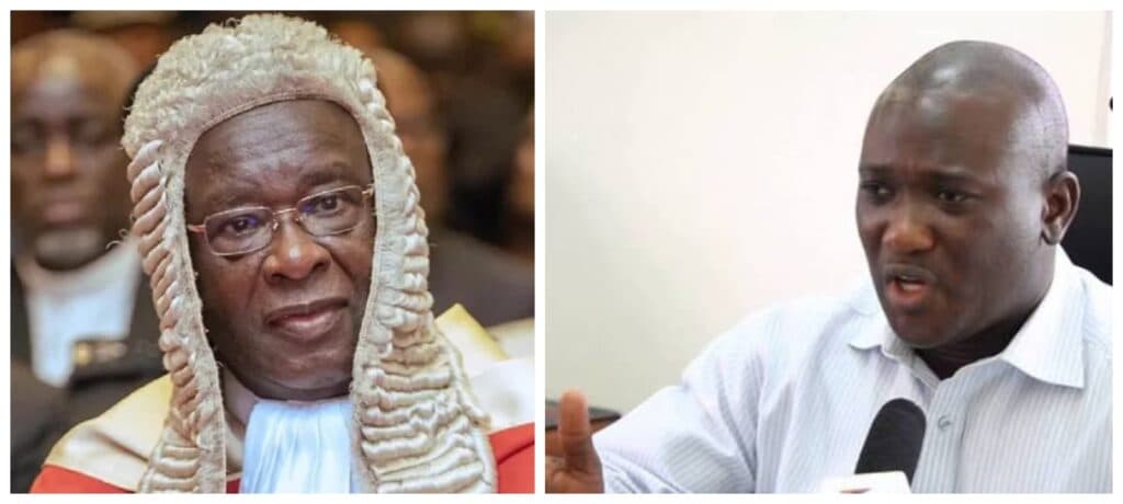 ‘Keep off the arena of politics and allow us politicians to play there’ – Tampuli to CJ