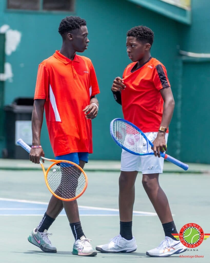 Darkey and Frimpong set up J30 Accra boys’ doubles final