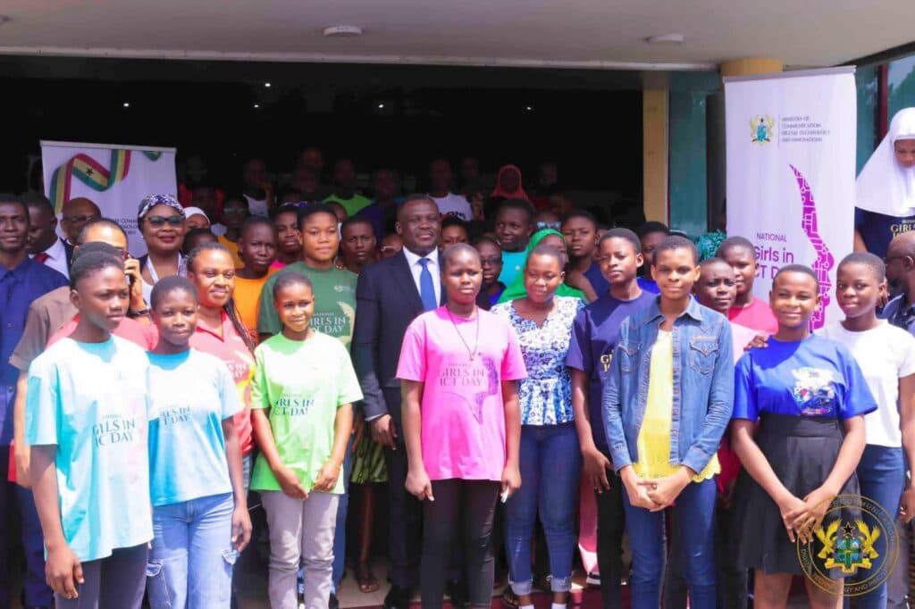 Sam George opens Girls-In-ICT Open Day, urges girls to lead Ghana’s digital future