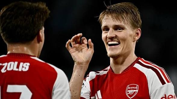 Martin Odegaard hits Arsenal winner to sink Napoli 