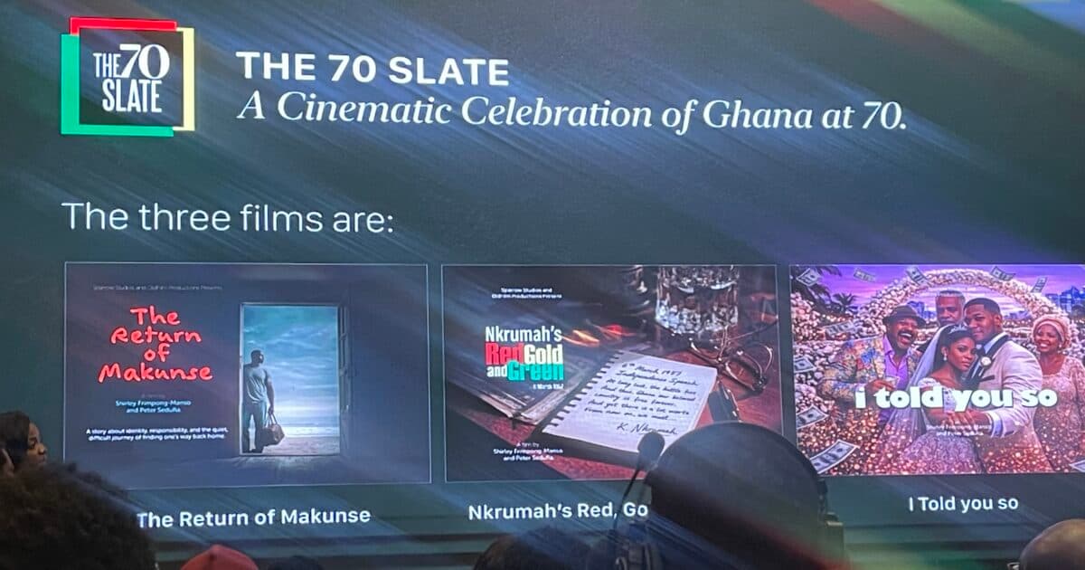 Sparrow Studios, OldFilm Productions launch three movies for Ghana at 70
