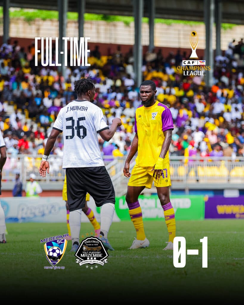 Video: Watch highlights of Medeama SC’s loss to TP Mazembe in Tarkwa
