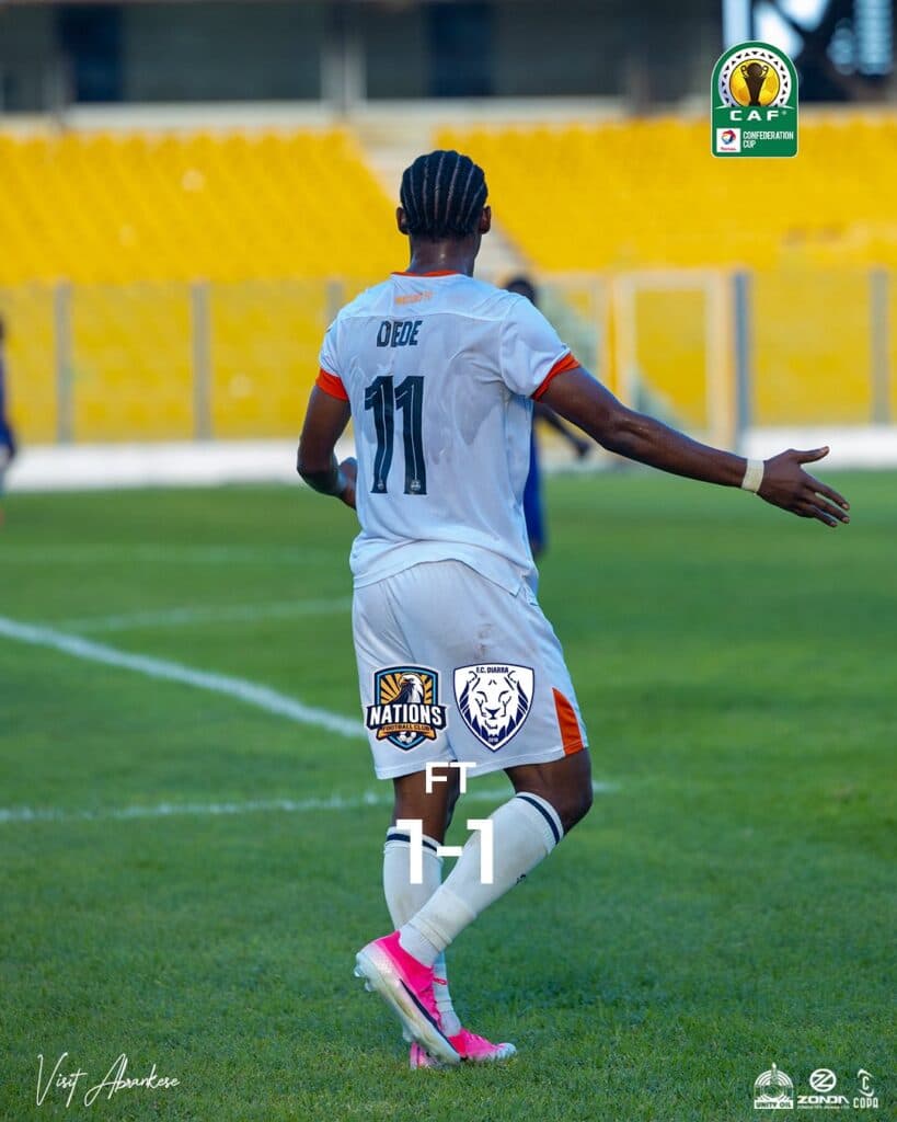 CAF CC: Nations FC bow out after draw with FC Diarra in Accra