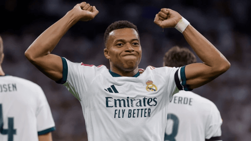 Mbappe goes joint-fifth in the list as real Madrid beat Inter Milan