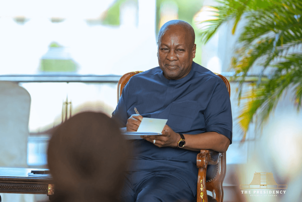 Mahama calls on GFA, clubs to raise standard of domestic football