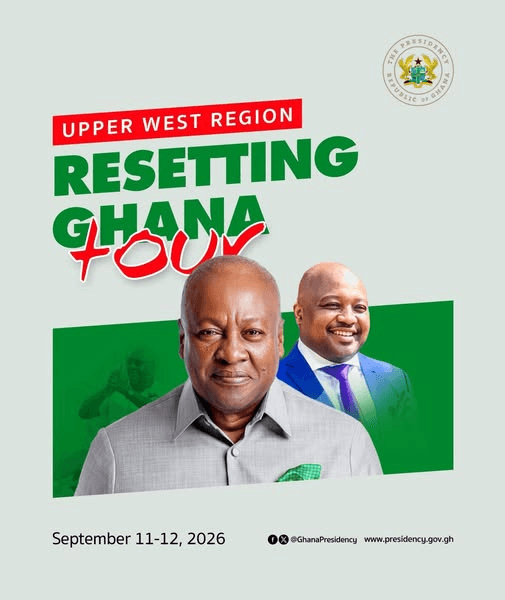 Mahama begins two-day ‘Resetting Ghana Tour’ of Upper West