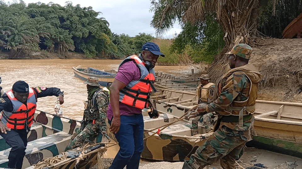 Lands Minister inspects Ankobra, cites progress in galamsey fight