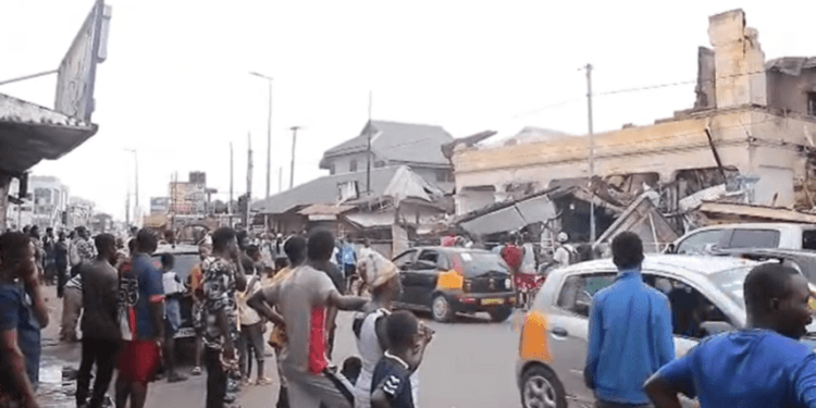 REGSEC orders immediate demolition of fire-ravaged building at Koforidua Jackson Park