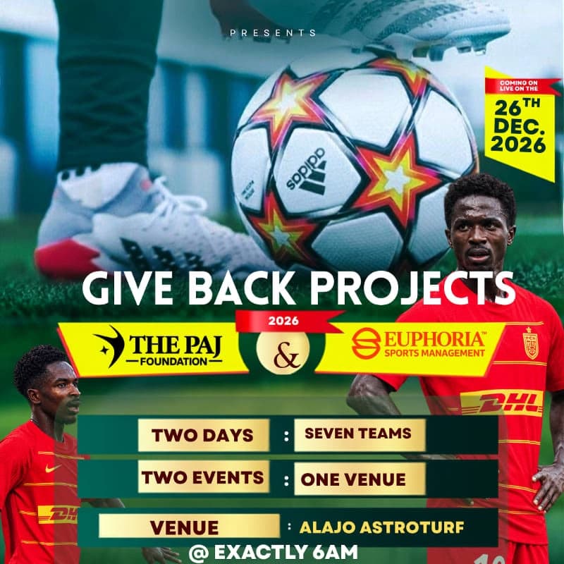 Second edition of Prince Amoako Jr giveback project scheduled for December