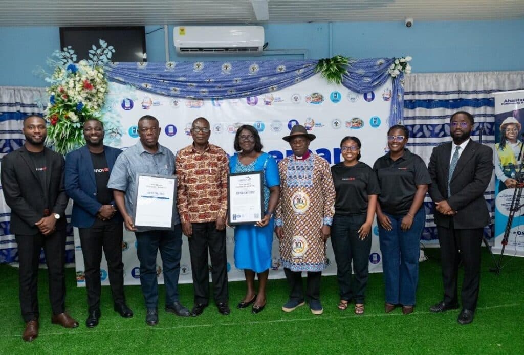 Innovare Limited congratulates Ahantaman Community Bank on ISO/IEC 27001:2022 certification urges others to follow suit 