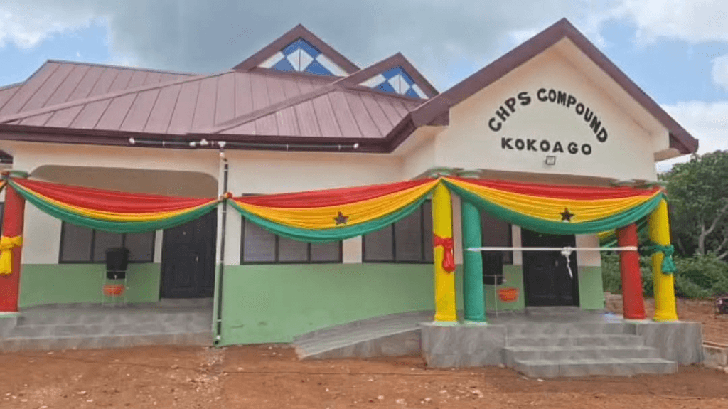 Techiman North MP fulfills promise with new CHPS Compound in Kokoago