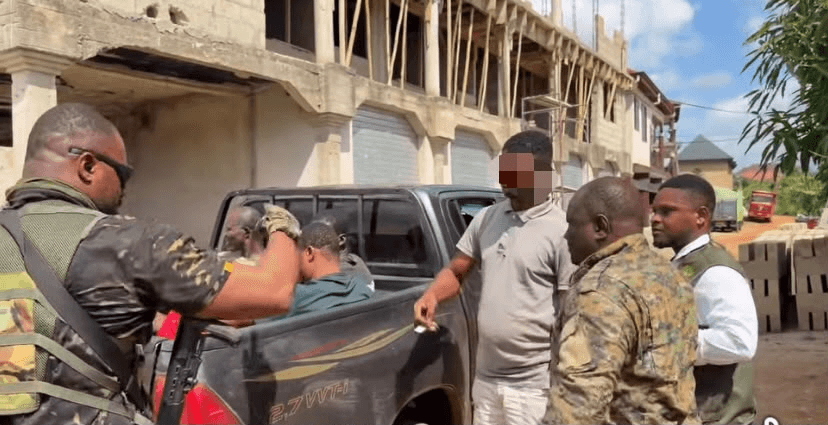 15 arrested, 6 trucks impounded over sandwinning activities on Kumasi-Accra Expressway