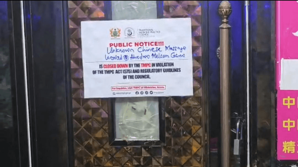 Traditional Medicine Practice Council closes three unlicensed spa and massage centres in Ashanti Region