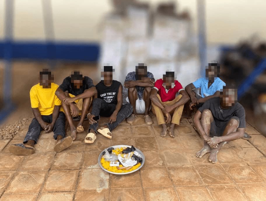 12 arrested as police seize firearms, suspected drugs in Tamale