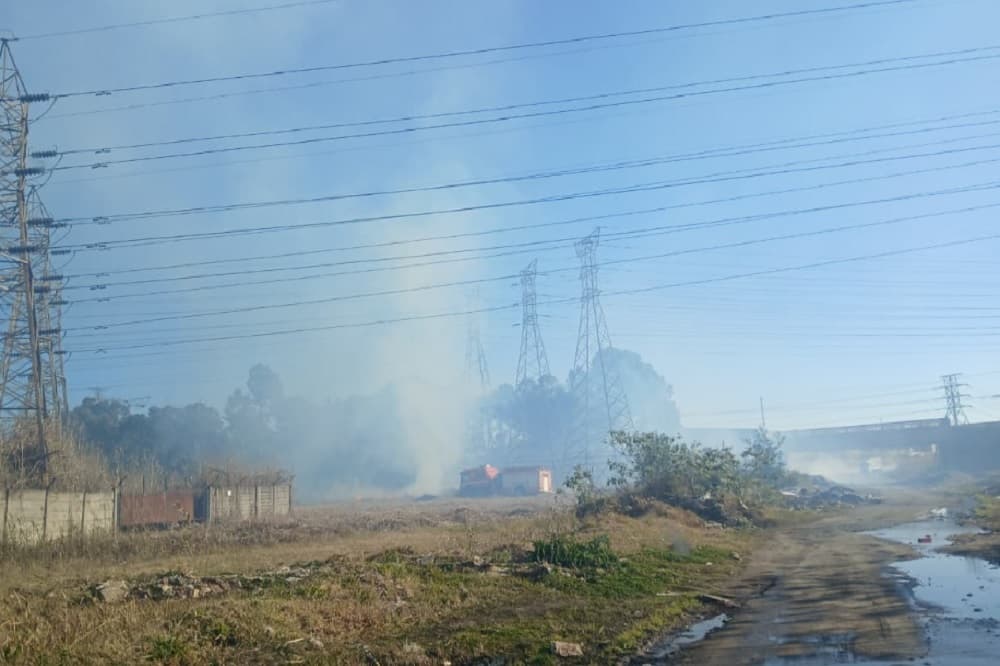 Wildfire near Sebenza substation leaves parts of Joburg without power