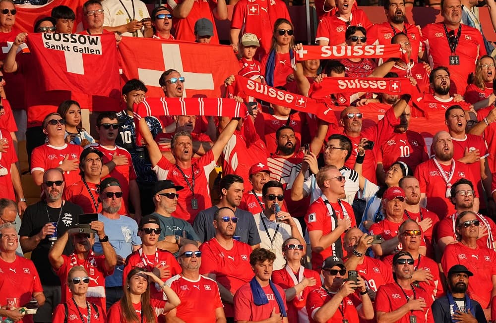 Swiss fans salute team after W Cup run ends in defeat by Argentina